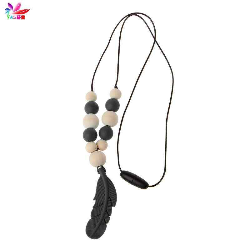 Food Safe Silicone Teething Bead Necklace